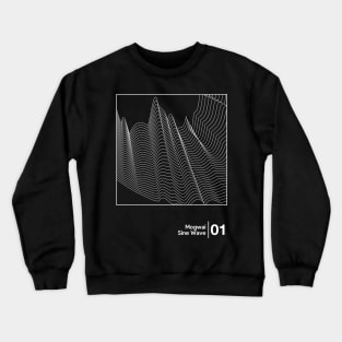 Mogwai - Sine Wave / Minimal Style Graphic Artwork Crewneck Sweatshirt